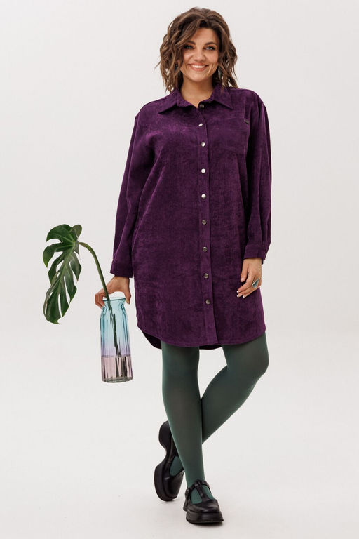 Платье ANELLI 1771 сливовая безмятежность  фото 3