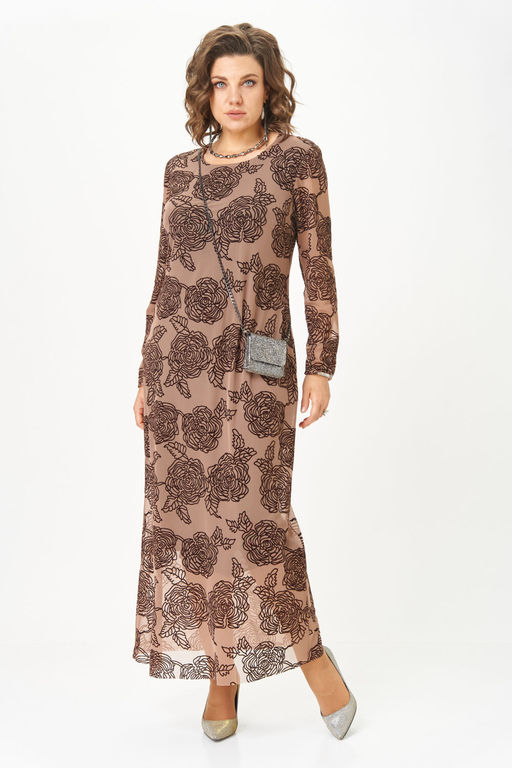 Платье Aira Style 24430 капучино