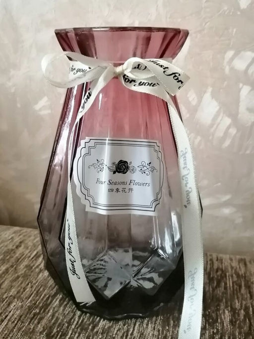 Ваза Ст 18см Презент градиент микс Y4-3820 I.K (361707) /DANIKS/  фото 14