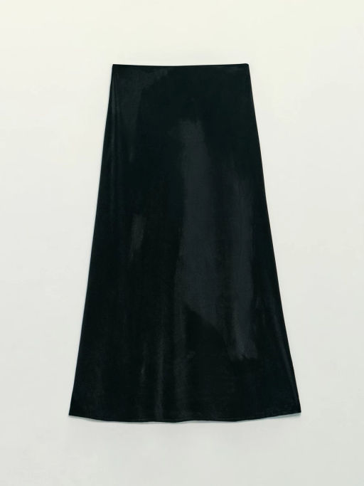 Юбка миди из бархата / Zarina