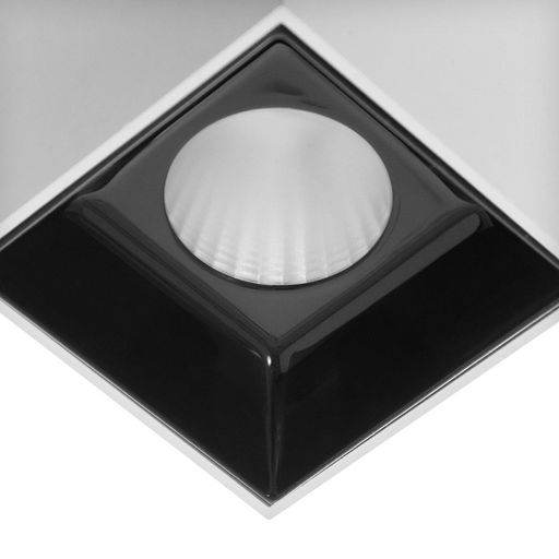 Светильник «Кубик» LED 4000К 10 Вт DIM220 белый черный 7.5×7.5×9.5 см