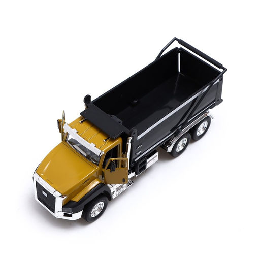 Грузовик металлический «Самосвал», инерция, открываются двери, свет и звук - Автоград фото 6