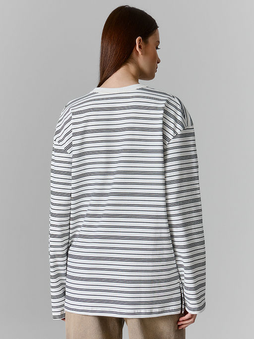 Джемпер женский в полоску оверсайз - Mark formelle фото 3