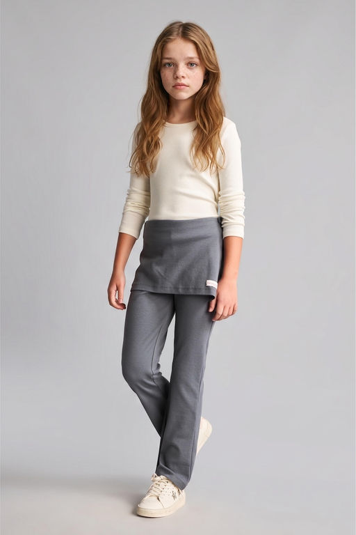 Pamuklu Flare Fit Pantolon K_z _ocuk - Defacto фото 3
