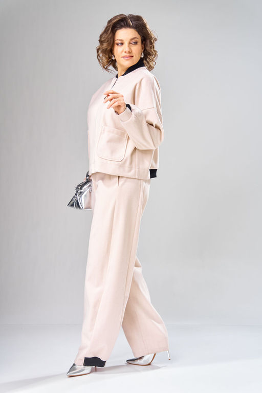 Бомбер VN Fashion 1101 бежевый