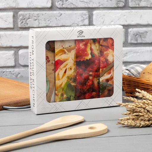 Набор полотенец Этель Italian food 4 шт, 100% хлопок  фото 2