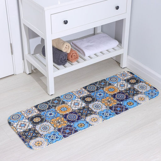 Коврик для ванной и туалета Доляна Богемия, мозаика, 45?120 см  фото 2