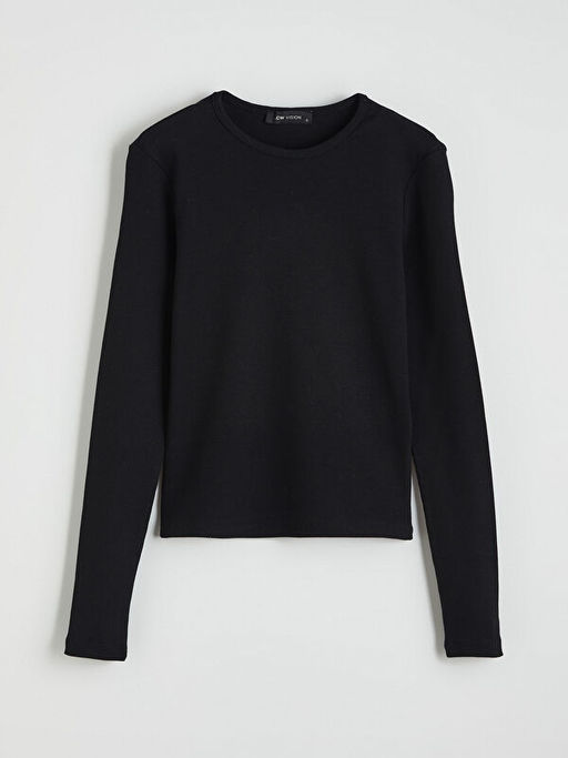 Bisiklet Yaka Fitilli Kad?n Body