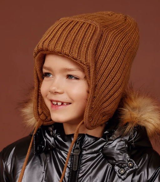 Шапка из смесовой шерсти однослойная "Молоко" 7+