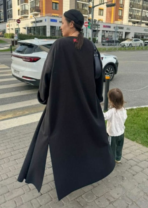 Кимоно из флиса, черный - Knitka wear фото 9