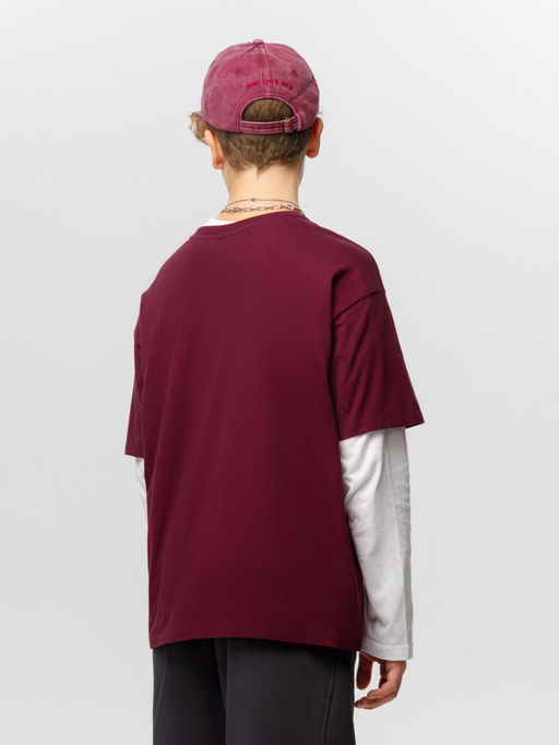 КБ 302922/бордовый 1528 фуфайка (футболка) дет