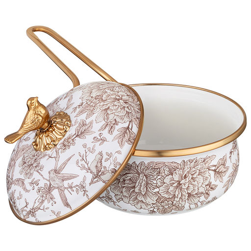 НАБОР ПОСУДЫ LEFARD СЕРИЯ ROYAL GARDEN 6ПР: КАСТРЮЛИ 2,1Л+2,8Л (16+18СМ) И КОВШ 0,9Л (14 СМ)  фото 4