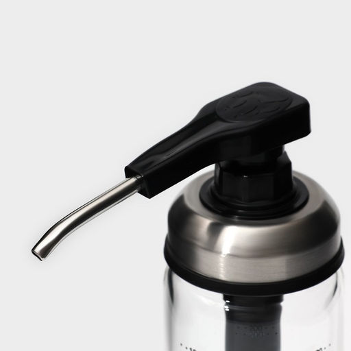 Диспенсер для масла Magistro «Мист», 200 мл, 5.5×17.5 см, с мерной шкалой, стекло, прозрачный