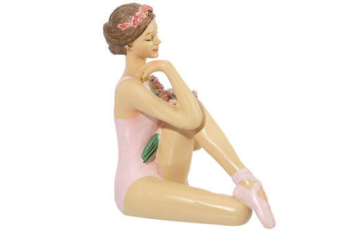 Статуэтка 11*7,5*12,5 см Балерина с цветами в розовом  - Elan gallery фото 15