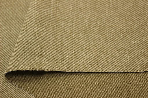 Джинс с ворсом цв.Оливково-песочный, ш.1.5м, хлопок-100%, 330гр/м.кв - Купава фото 2