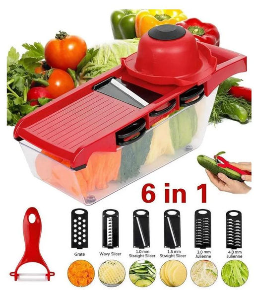 Овощерезка ручная со сменными насадками Терка для овощей