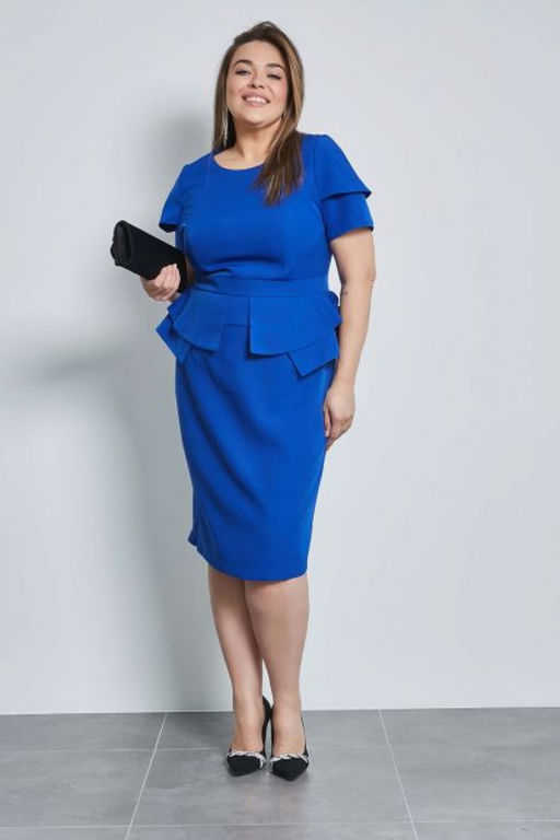 Платье Luxury Moda 1409 электрик
