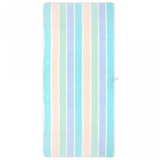 Полотенце из микрофибры Полосатая пастель 70х140см, полиэстер 100%, с петелькой (Китай) - Домашняя мода фото 3