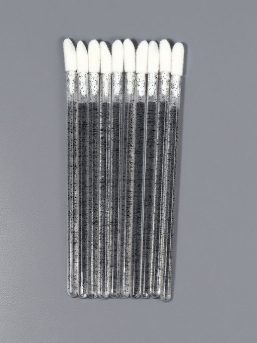 Аппликаторы для помады и блеска, набор - 10 шт., 9 см, чёрные