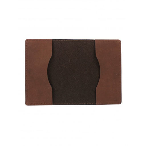 Обложка для паспорта Croco-П-1100 натуральная кожа корица нубук (15) 264949  фото 3