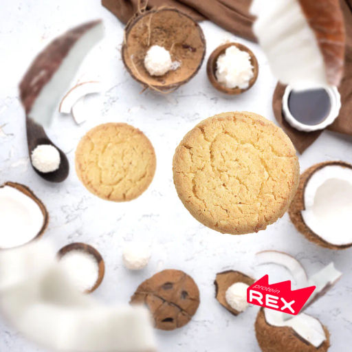 Печенье протеиновое СOOKIE*2 КОКОСОВОЕ, 50 г - Proteinrex фото 2