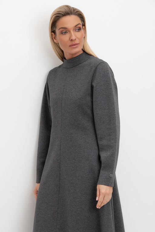 ЕВТ 5059/тем.серый меланж платье жен