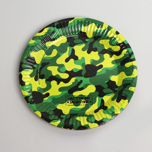 Набор бумажной посуды Хаки - Страна карнавалия фото 3