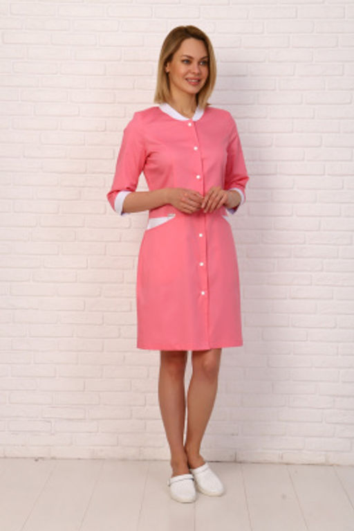 Халат женский 186 СVC. Цвет: розовый - Стильб фото 6