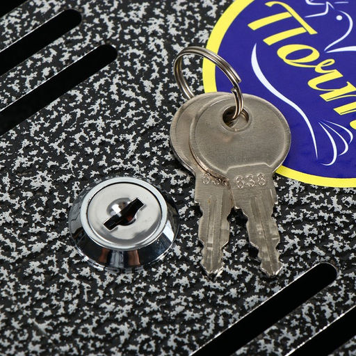 Ящик почтовый с замком, горизонтальный Мини, серебристый - Simaland фото 6