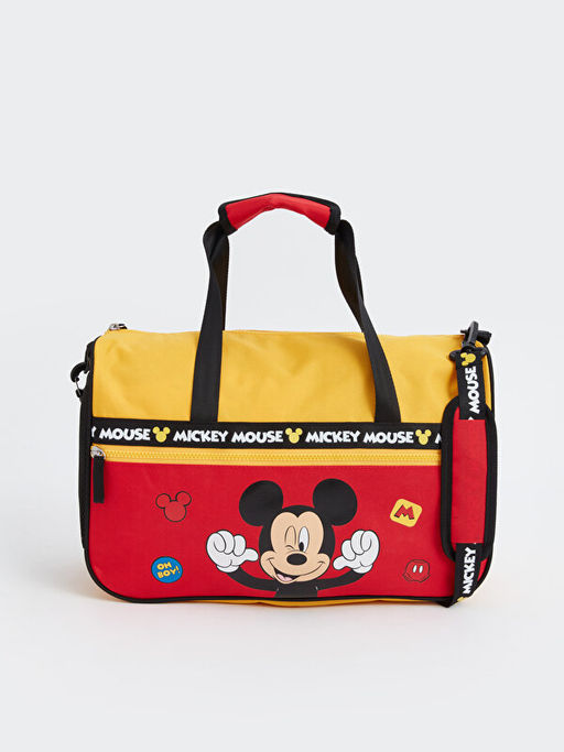 Mickey Mouse Bask?l? Erkek ?ocuk Spor ?antas?