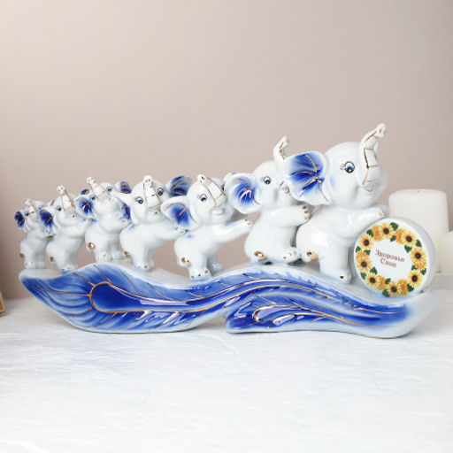 Статуэтка Семь слоников 15*36 см / W358 /уп 18/ - ГалеонТрейд фото 2