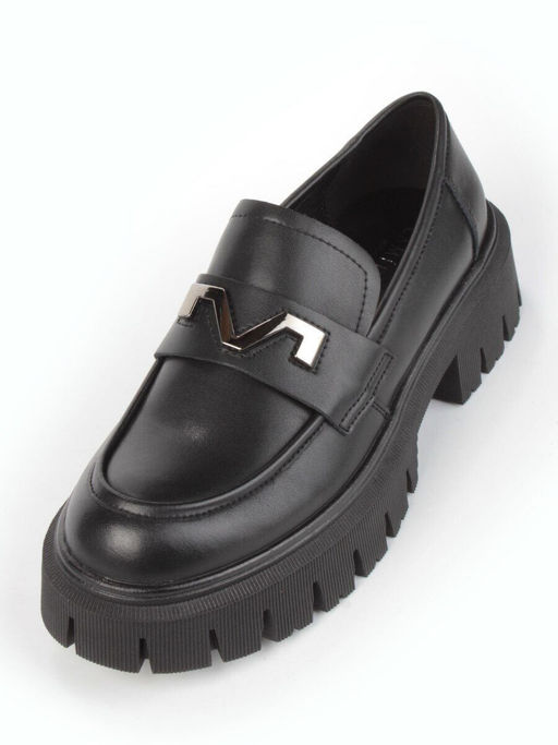 01-C1808-1 BLACK Ботинки демисезонные женские (натуральная кожа) - Фабричный китай фото 4