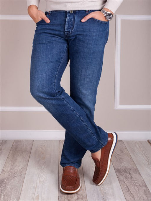 Мокасины мужские мега комфорт/ Слиперы мужские тренд/ Лоферы практичные 1302-01-L1 Рыжий - Piniolo фото 2