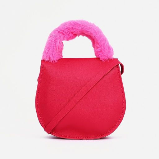 Сумка детская на застёжке, цвет малиновый - Simaland фото 2