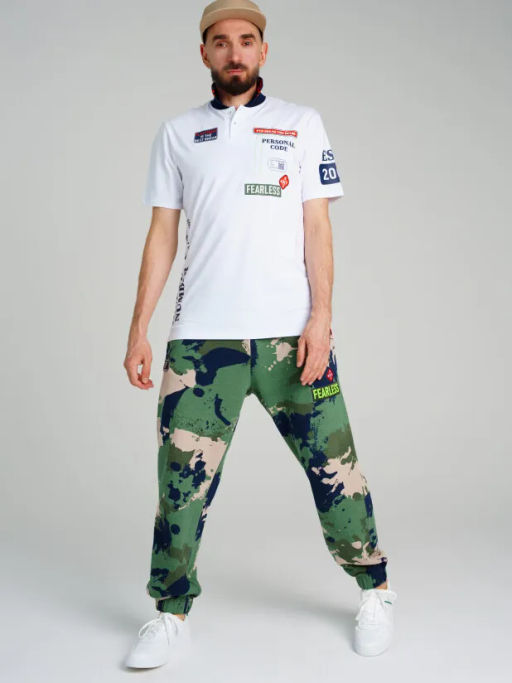 PlayToday / Сорочка трикотажная с воротником поло для мужчин  фото 3