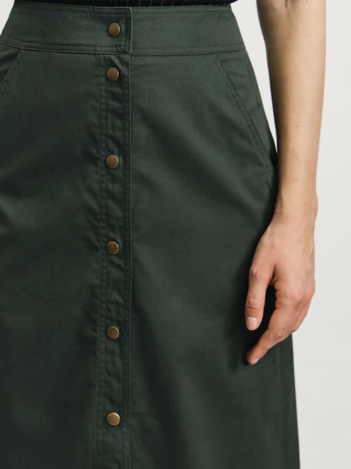 Юбка-трапеция на кнопках / Zarina  фото 6