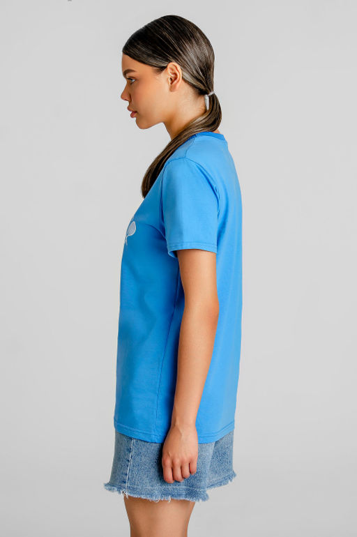 Арт. 3173 Футболка женская 44-52 (5 шт) Цвет:небесный - Калинка фото 4