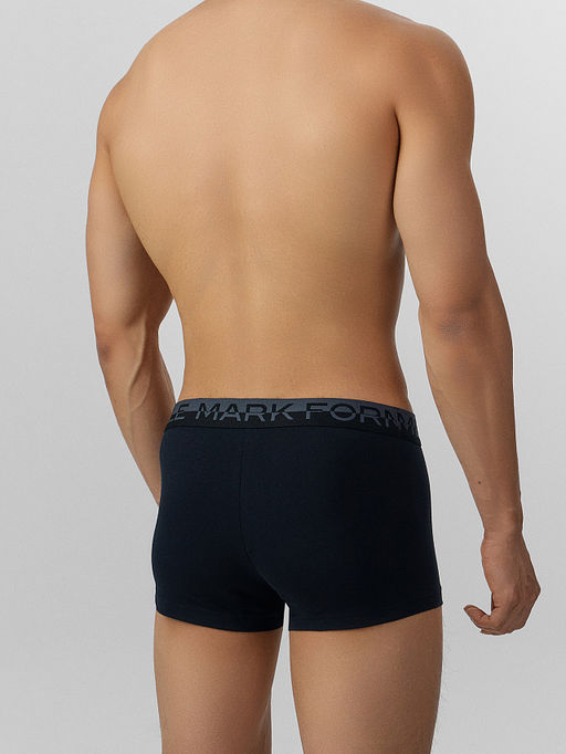 Цена за 2 штуки! Трусы боксеры мужские черные - Mark formelle фото 5