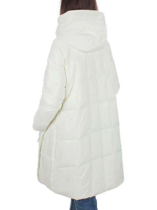 22-110 WHITE Куртка зимняя облегченная женская (150 гр. холлофайбер) - Фабричный китай фото 4