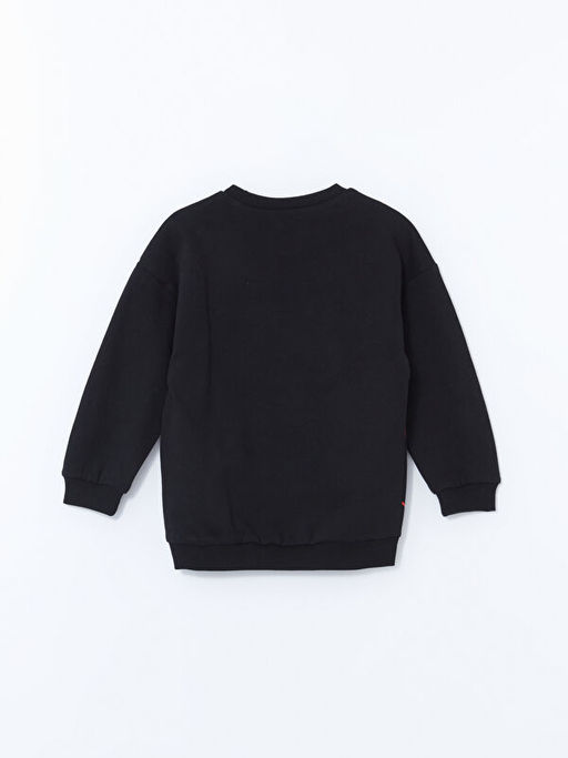 Bisiklet Yaka Spiderman Bask?l? Erkek ?ocuk Sweatshirt - Waikiki фото 3