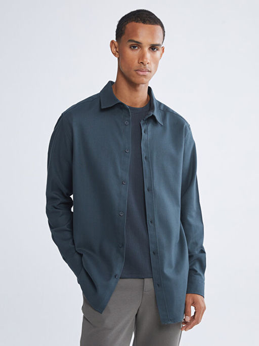 Regular Fit Uzun Kollu Arm?rl? Erkek G?mlek