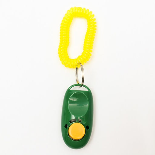 Кликер для дрессировки собак с браслетом на руку, зелёный - Пижон фото 3