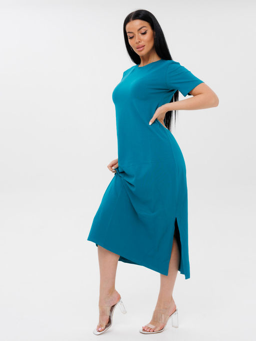 751 ЖЕНСКОЕ ПЛАТЬЕ (Лазурный) - А-дина фото 3