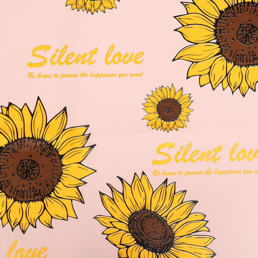 Цена за 20 шт. Пленка для цветов Подсолнухи, 58 х 58 см, розовая - UPAK LAND фото 3