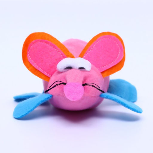 Мышь мягкая вибрирующая, 12 см, микс цветов - Пижон фото 2