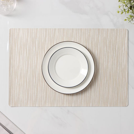 Набор салфеток сервировочных Доляна Гипноз, 4 шт, 3045 см, цвет бежевый  фото 4