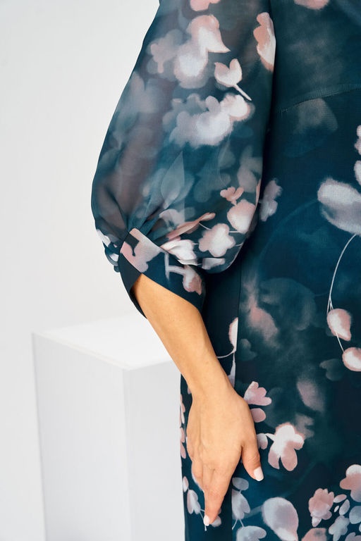 Платье Romanovich Style 1-2792 бежевые цветы фото 2