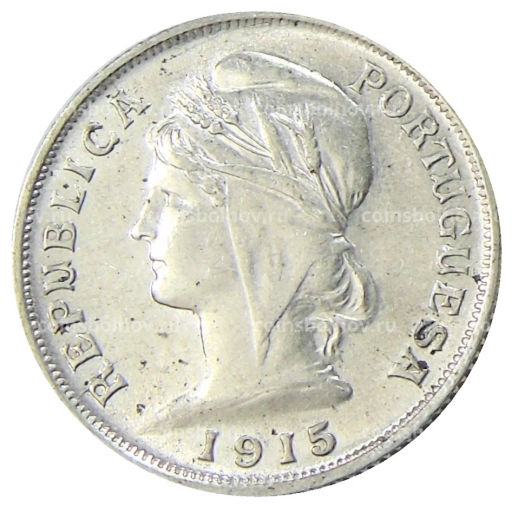 10 сентаво 1915 года Португалия