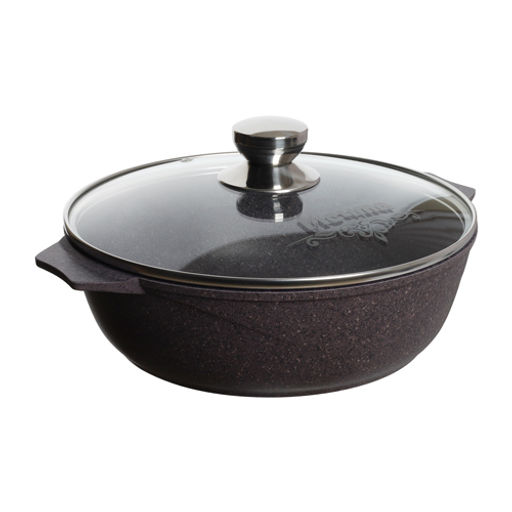 Жаровня 5л (30 см) АП "Premium" (violet) арт. 35904 /МЕЧТА/