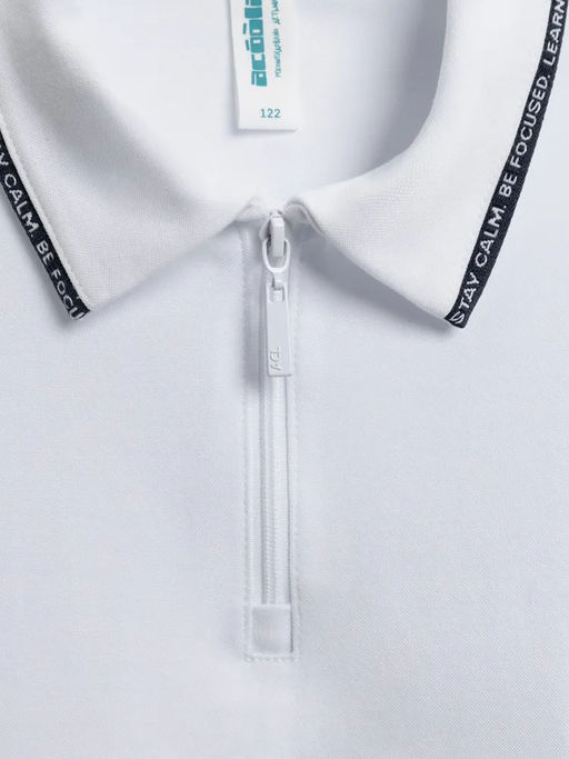 ACOOLA / Сорочка-поло верхняя для мальчиков Irving белоснежный  фото 2